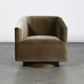 Brooklyn and Bella Gabby Velvet Swivel Tub Chair