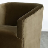Brooklyn and Bella Gabby Velvet Swivel Tub Chair