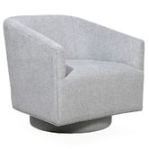 Brooklyn and Bella Gabby Linen-Blend Swivel Tub Chair