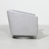 Brooklyn and Bella Gabby Linen-Blend Swivel Tub Chair