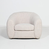 Brooklyn and Bella Beige Alex Upholstered Tub Chair