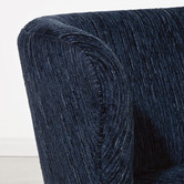 Brooklyn and Bella Indigo Veni Upholstered Swivel Wingback Chair