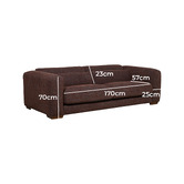 Brooklyn and Bella Vicky Pine Wood Sofa