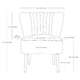 Brooklyn and Bella Coco Velvet Accent Chair