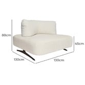 Brooklyn and Bella Luca Boucle Lounge Chair