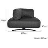 Brooklyn and Bella Luca Upholstered Lounge Chair