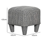 Brooklyn and Bella Liliane Upholstered Ottoman