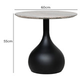 Brooklyn and Bella Jonas Travertine Side Table