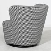 Brooklyn and Bella Houndstooth Raeley Swivel Chair