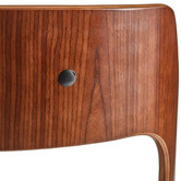 Rowland &amp; Archibald Black Zurich Faux Leather Barstools