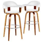 Rowland &amp; Archibald 69.5cm Siena High Back Barstools