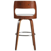 Rowland &amp; Archibald White Zurich Modern Barstools