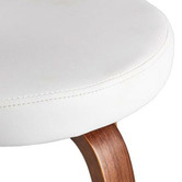 Rowland &amp; Archibald White Zurich Modern Barstools