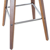 Rowland &amp; Archibald Ziggy Faux Leather Barstools