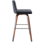 Rowland &amp; Archibald Ziggy Faux Leather Barstools