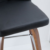 Rowland &amp; Archibald Ziggy Faux Leather Barstools