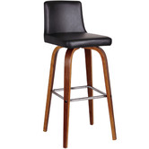 Rowland &amp; Archibald Ziggy Faux Leather Barstools