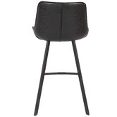 Rowland &amp; Archibald 65cm  Bordeaux Faux Leather Barstools