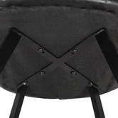 Rowland &amp; Archibald 65cm  Bordeaux Faux Leather Barstools