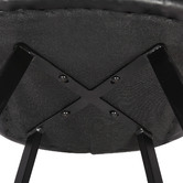 Rowland &amp; Archibald 65cm  Bordeaux Faux Leather Barstools