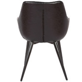 Rowland &amp; Archibald Toulouse Faux Leather Dining Armchairs