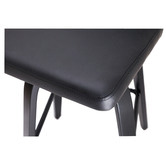 Rowland &amp; Archibald Marselle Faux Leather Barstools