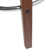 Rowland &amp; Archibald White Zurich Modern Barstools