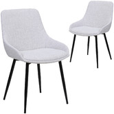 Rowland &amp; Archibald Lance Fabric Dining Chairs