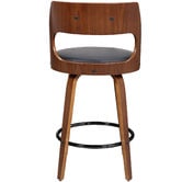 Rowland &amp; Archibald Munich Faux Leather Swivel Barstools