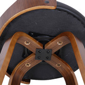 Rowland &amp; Archibald Munich Faux Leather Swivel Barstools