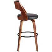 Rowland &amp; Archibald Munich Faux Leather Swivel Barstools