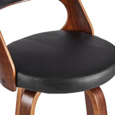 Rowland &amp; Archibald Munich Faux Leather Swivel Barstools