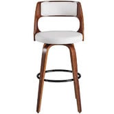 Rowland &amp; Archibald Munich Faux Leather Swivel Barstools