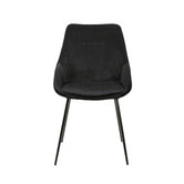 Rowland &amp; Archibald Khufra Velvet Dining Chairs