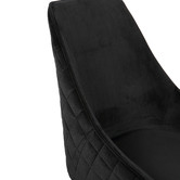 Rowland &amp; Archibald Khufra Velvet Dining Chairs