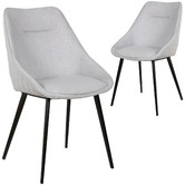 Rowland &amp; Archibald Khufra Upholstered Dining Chairs