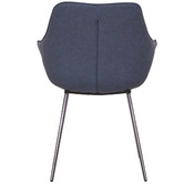 Rowland &amp; Archibald Toulouse Faux Leather Dining Armchairs