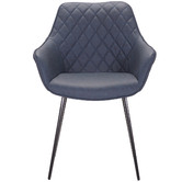 Rowland &amp; Archibald Toulouse Faux Leather Dining Armchairs