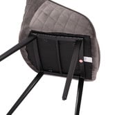 Rowland &amp; Archibald Khufra Velvet Dining Chairs