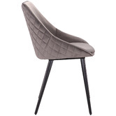 Rowland &amp; Archibald Khufra Velvet Dining Chairs