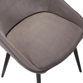 Rowland &amp; Archibald Khufra Velvet Dining Chairs