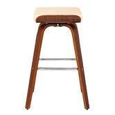 Rowland &amp; Archibald White Ruby Barstools