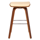 Rowland &amp; Archibald White Ruby Barstools