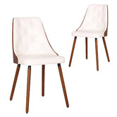 Rowland &amp; Archibald Sarah Faux Leather Dining Chair