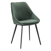 Rowland &amp; Archibald Khufra Velvet Dining Chairs