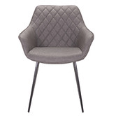 Rowland &amp; Archibald Toulouse Faux Leather Dining Armchairs