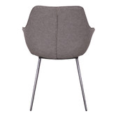Rowland &amp; Archibald Toulouse Faux Leather Dining Armchairs