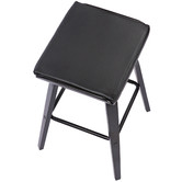 Rowland &amp; Archibald 70cm Vanya Faux Leather Swivel Barstools