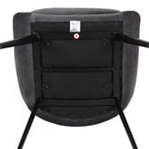 Rowland &amp; Archibald Daimyo Dusty Velvet Dining Chairs