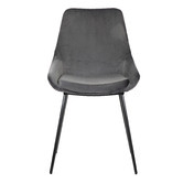 Rowland &amp; Archibald Daimyo Dusty Velvet Dining Chairs